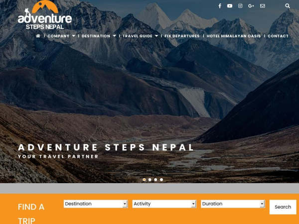 adventurestepsnepal.com