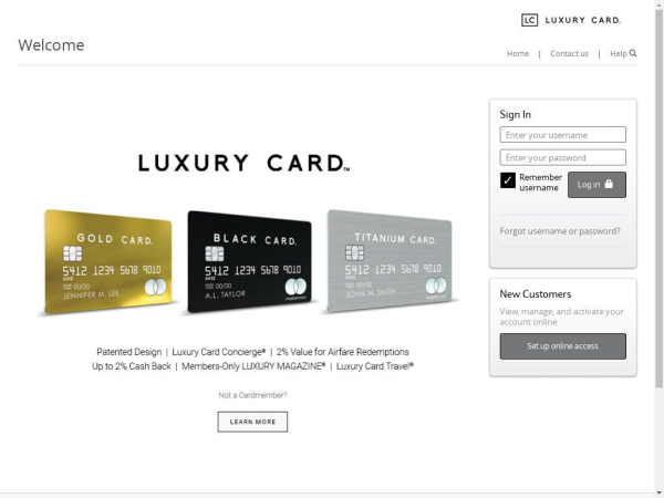 myluxurycard.com