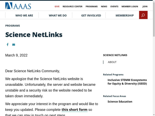 sciencenetlinks.com