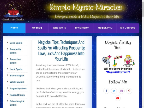 simplemysticmiracles.com